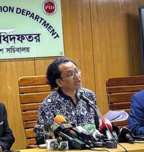 উপদেষ্টা জাহেদ উর রহমান। ছবি : সংগৃহীত