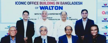 আইকনিক কর্পোরেট অফিস নির্মাণ করছে ওয়ালটন। ছবি : সংগৃহীত
