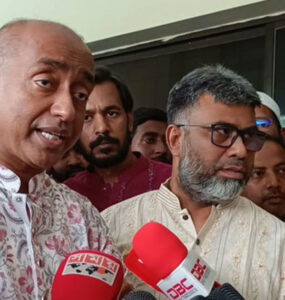 কথা বলছেন আইনমন্ত্রী মো. আসাদুজ্জামান। ছবি : সংগৃহীত