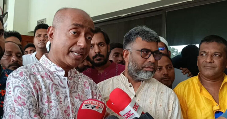 কথা বলছেন আইনমন্ত্রী মো. আসাদুজ্জামান। ছবি : সংগৃহীত